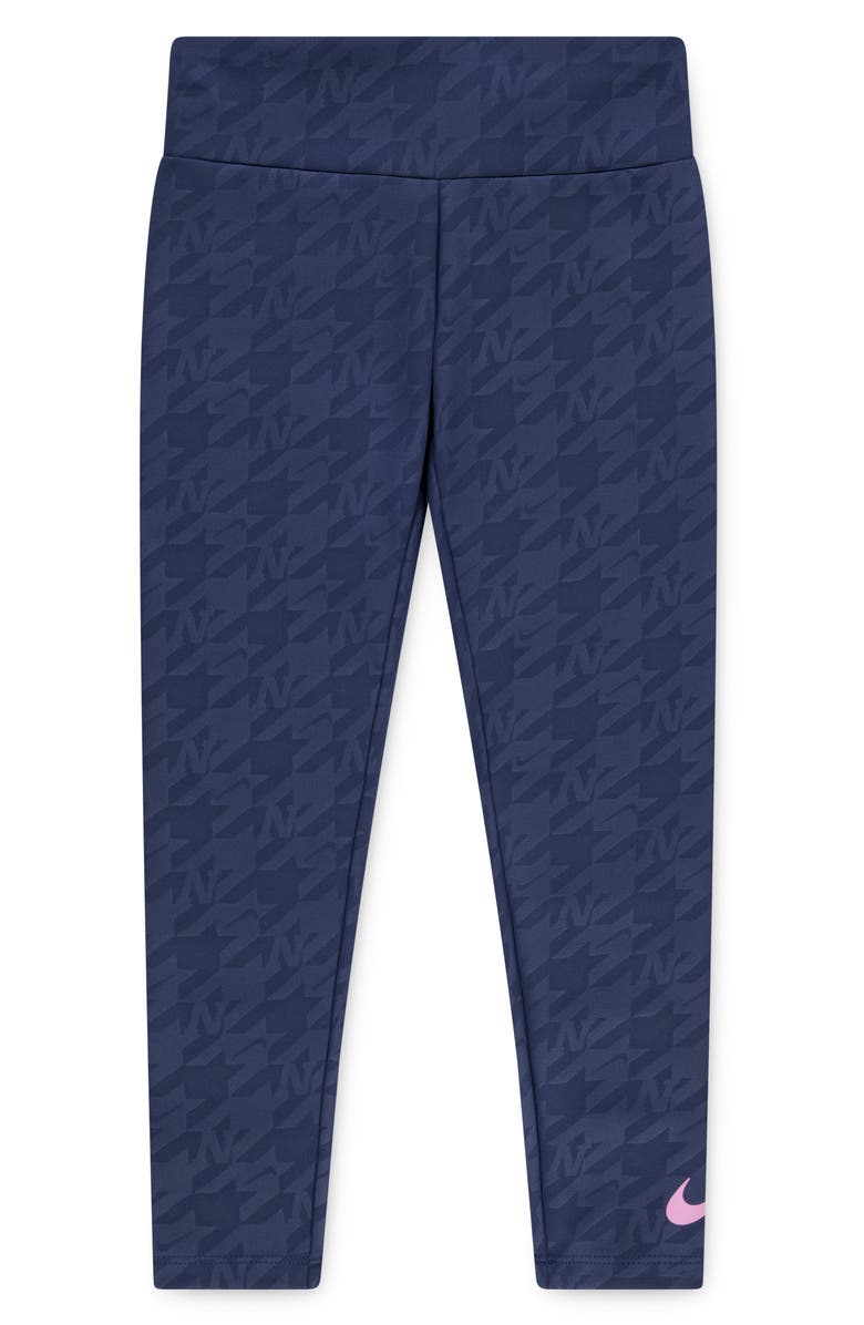 Nike Kids' Varsity Prep Leggings, Main, color, Midnight Navy