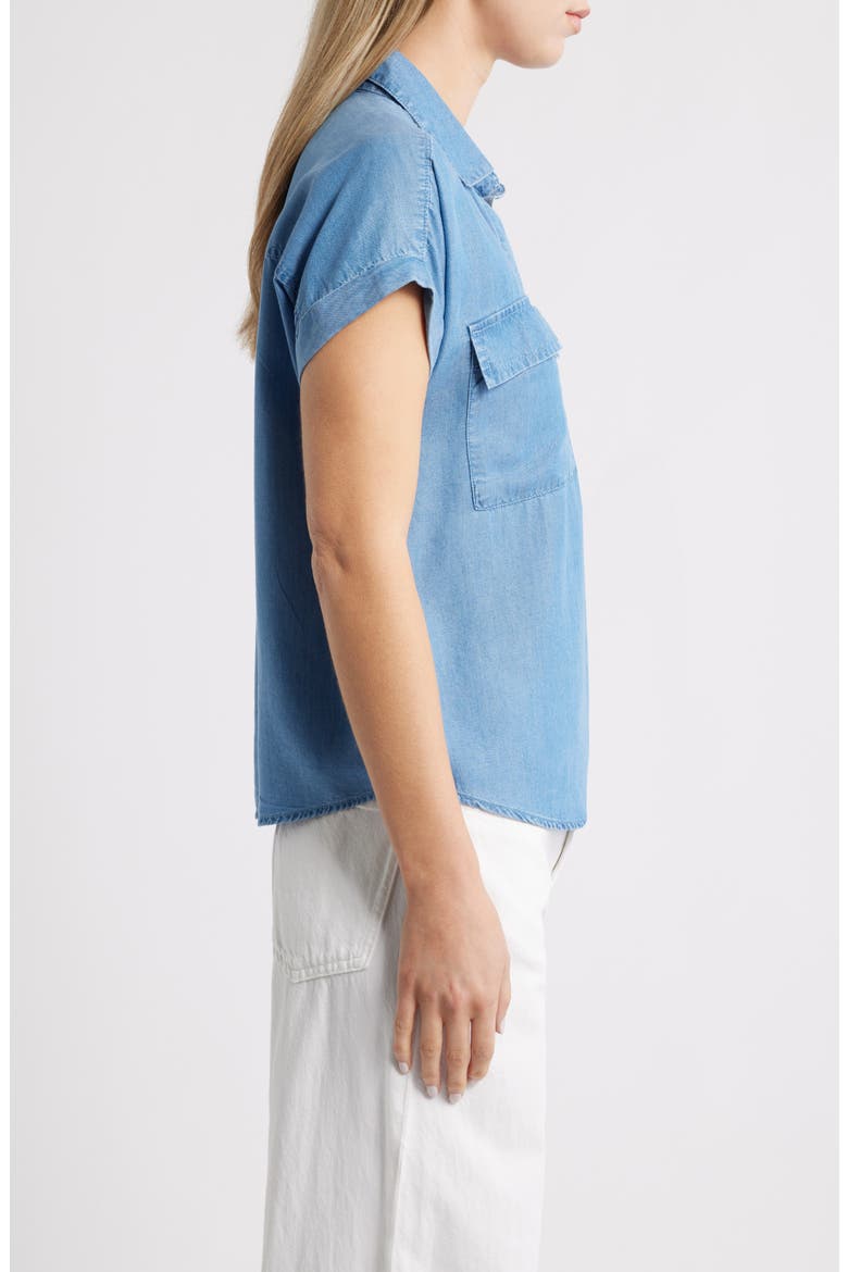Beatrix Denim Button-Up Shirt, Alternate, color, MEDIUM WASH