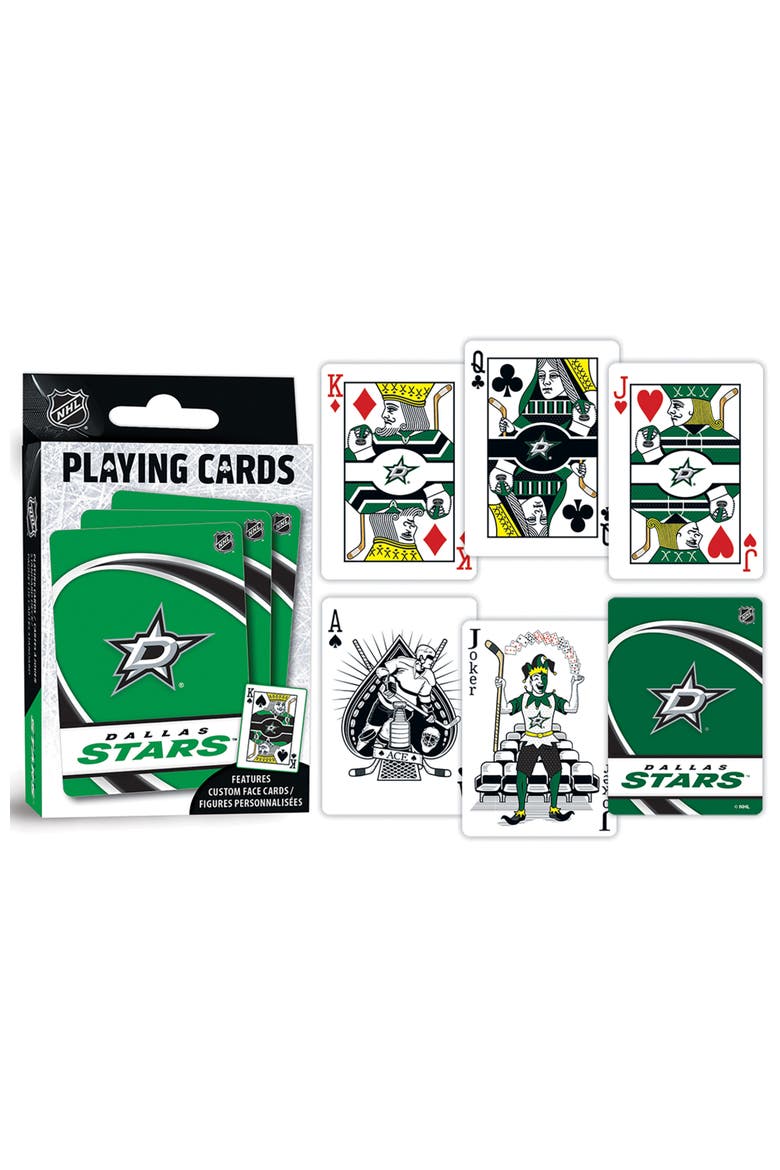 Dallas Stars Playing Cards, Alternate, color, Multicolor