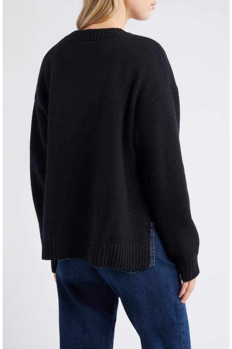Bliss Ski Sweater, Alternate, color, BLACK