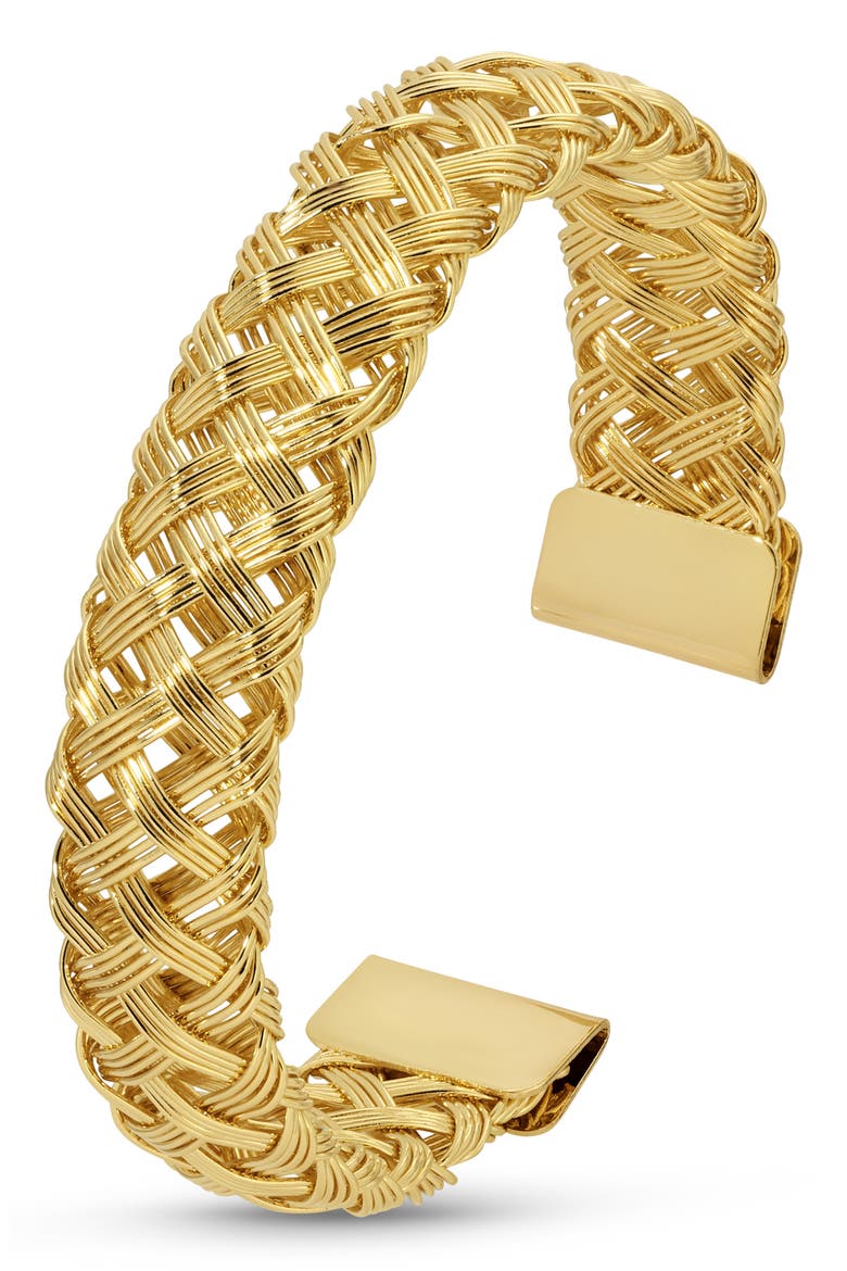 Marzia Cuff Bracelet, Main, color, GOLD
