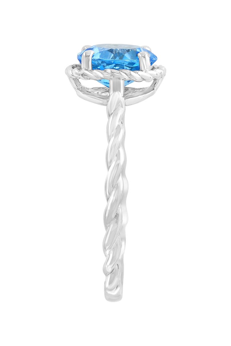 Blue Topaz Ring, Alternate, color, BLUE