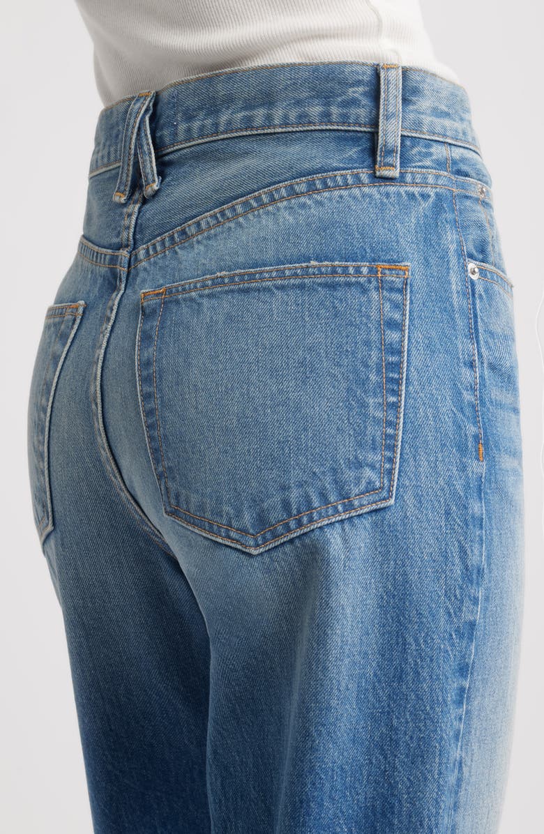 SLVRLAKE Grace High Waist Wide Leg Jeans, Alternate, color, Heavy Hitter