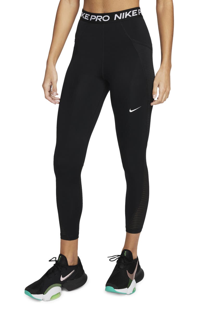 Nike Pro Dri-FIT High Rise Pocket Leggings, Main, color,