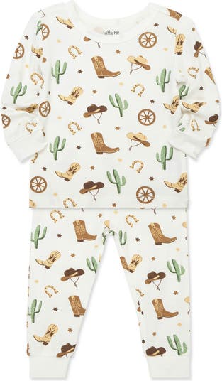 Cowboy Theme 2-Pack Stretch Viscose Pajama Set