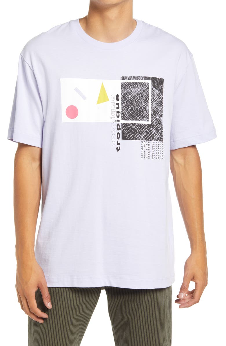 Topman Men's Collage Graphic Tee, Main, color, 