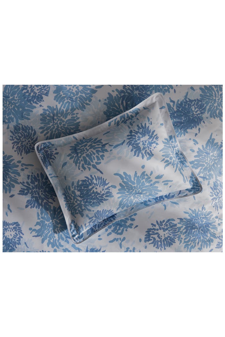 Chrysanthemum Pillow Sham, Alternate, color, BLUE