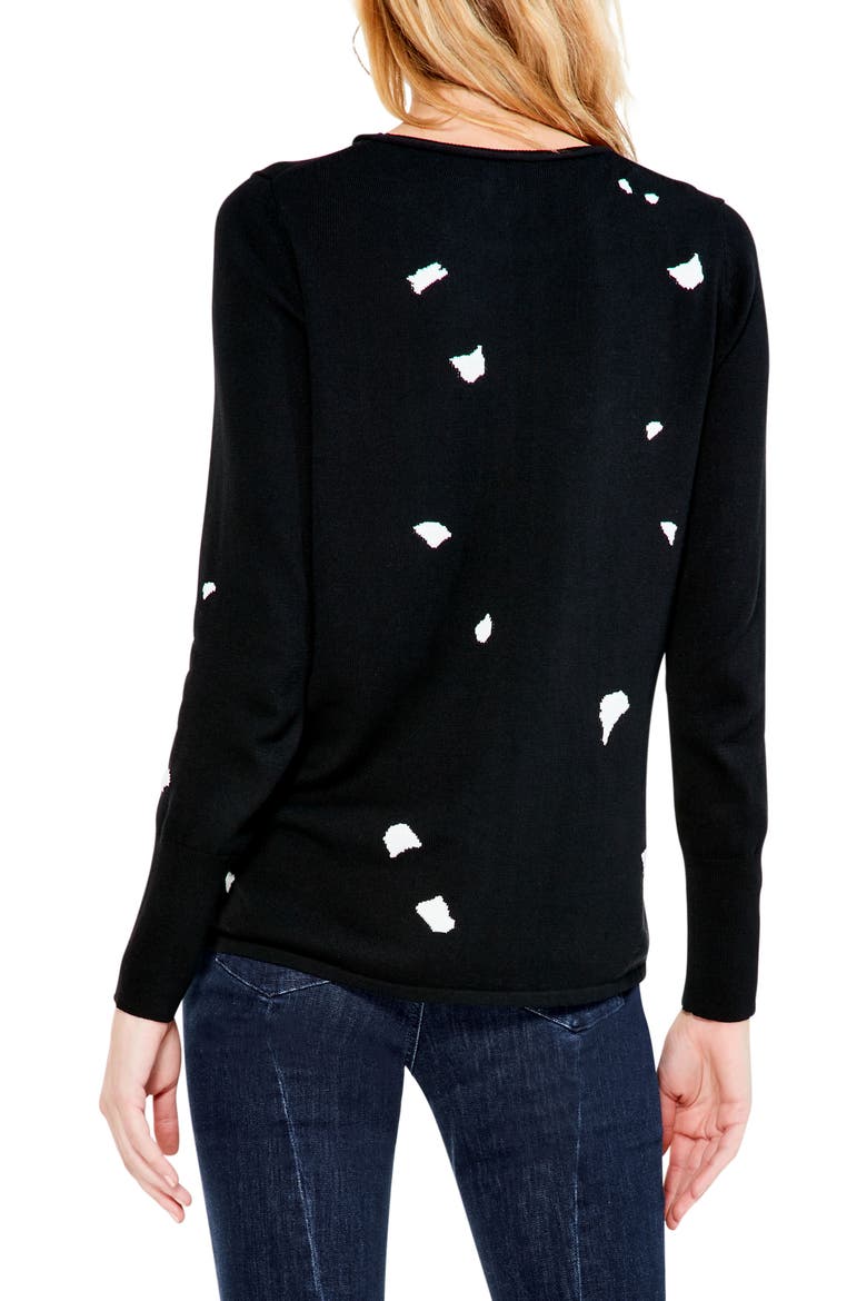 Women's Night Sky Sweater, Alternate, color, BLACK MULTI