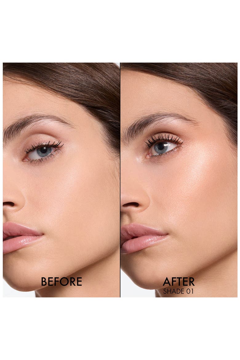 Forever Glow Luminizer Powder Highlighter, Alternate, color, 01 NUDE HALO