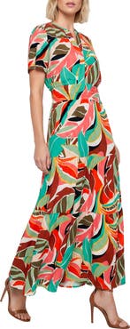 Love By Design Rio Short Sleeve Tiered Maxi Dress