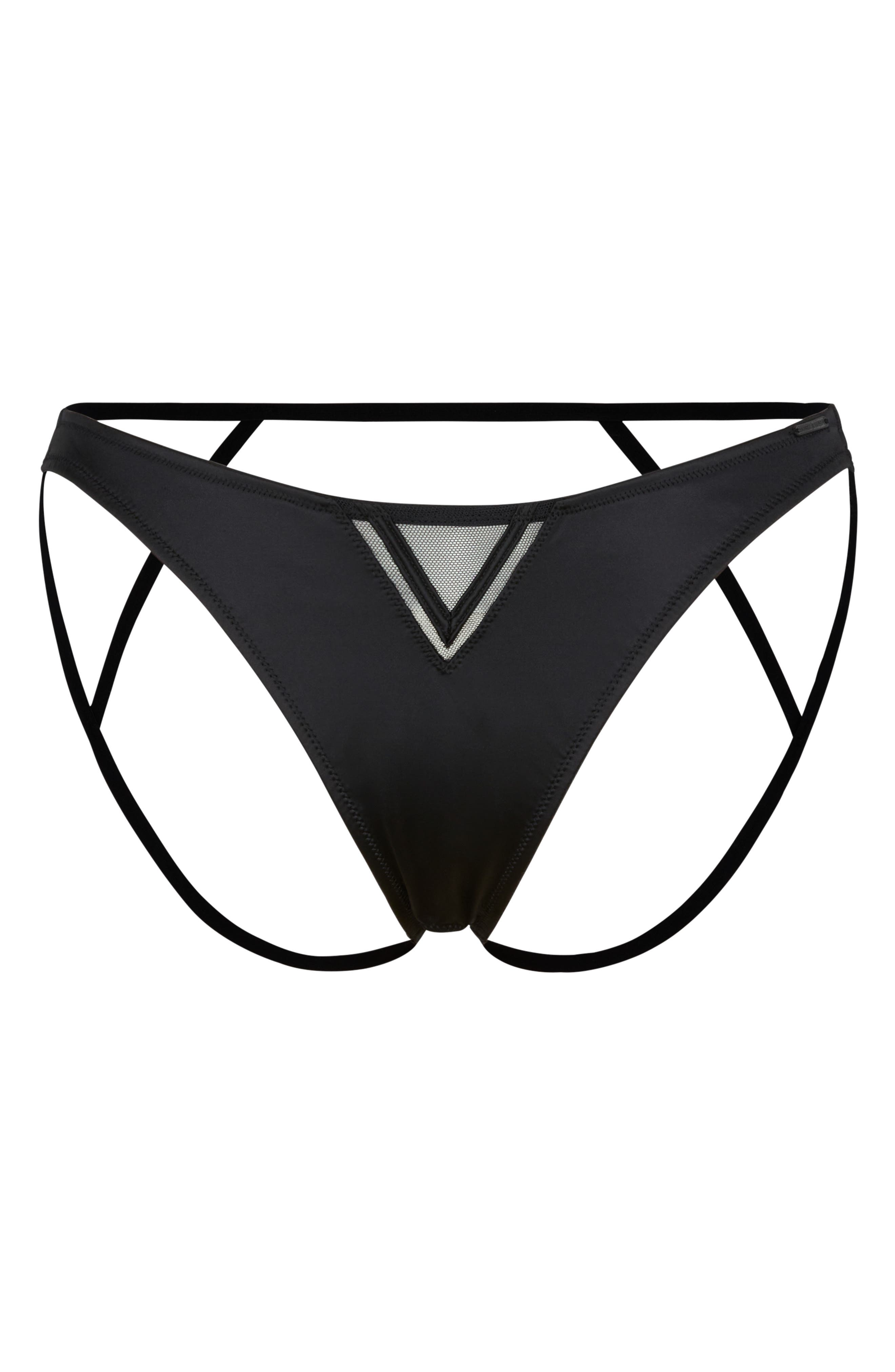 Satin Vixen Crotchless Briefs (Women) | Nordstrom