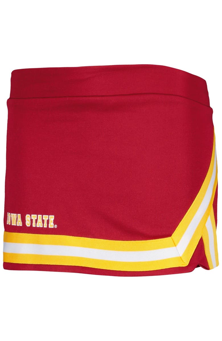 COLOSSEUM Girls Youth Colosseum Cardinal Iowa State Cyclones Carousel Cheerleader Set, Alternate, color, Cardinal