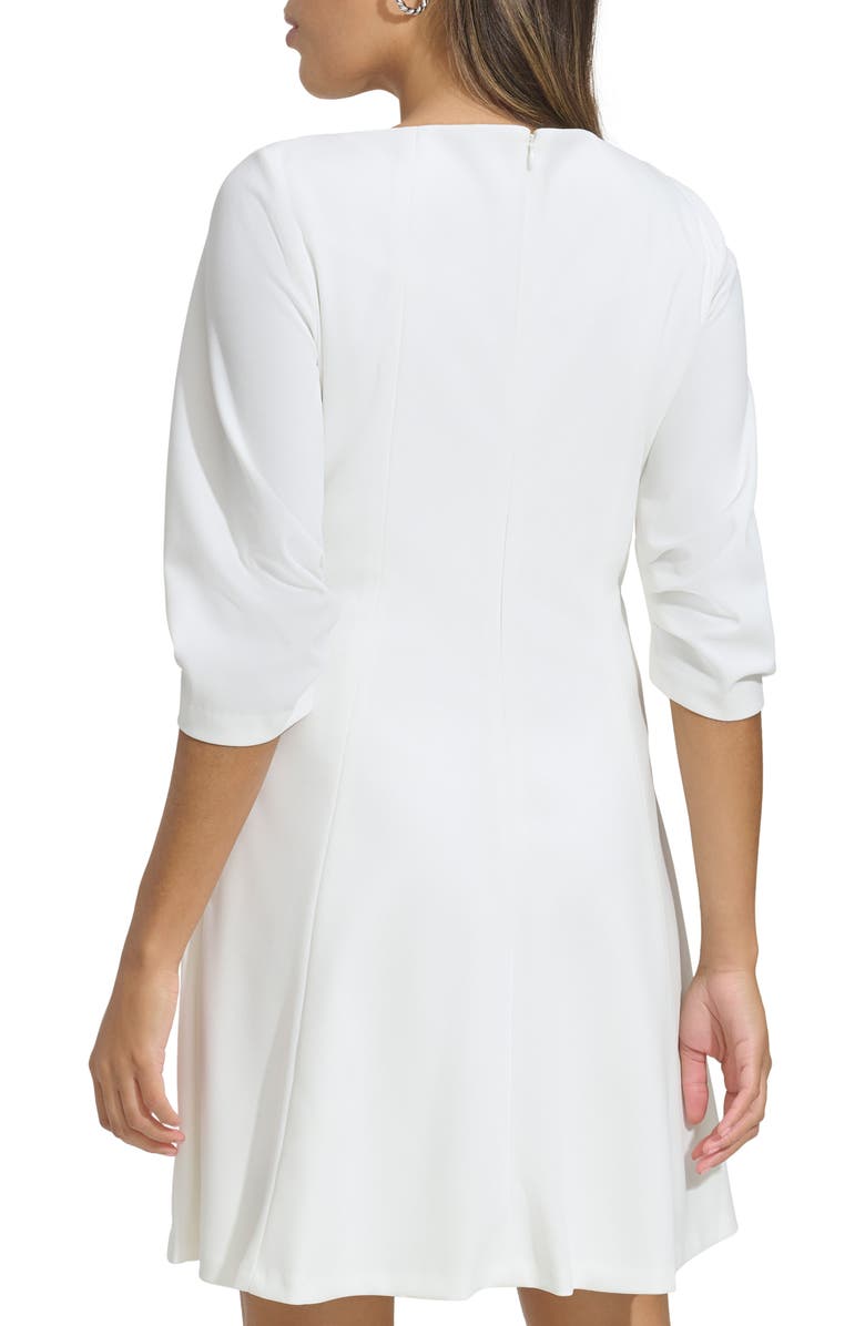 Calvin Klein Pleated Sleeve A-Line Dress, Alternate, color, 