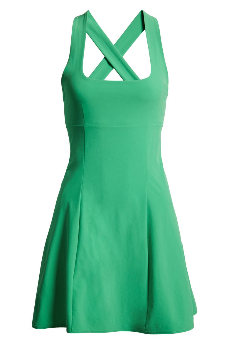 kelly green tennis dress Ellis Mini Tennis Dress in Kelly Green