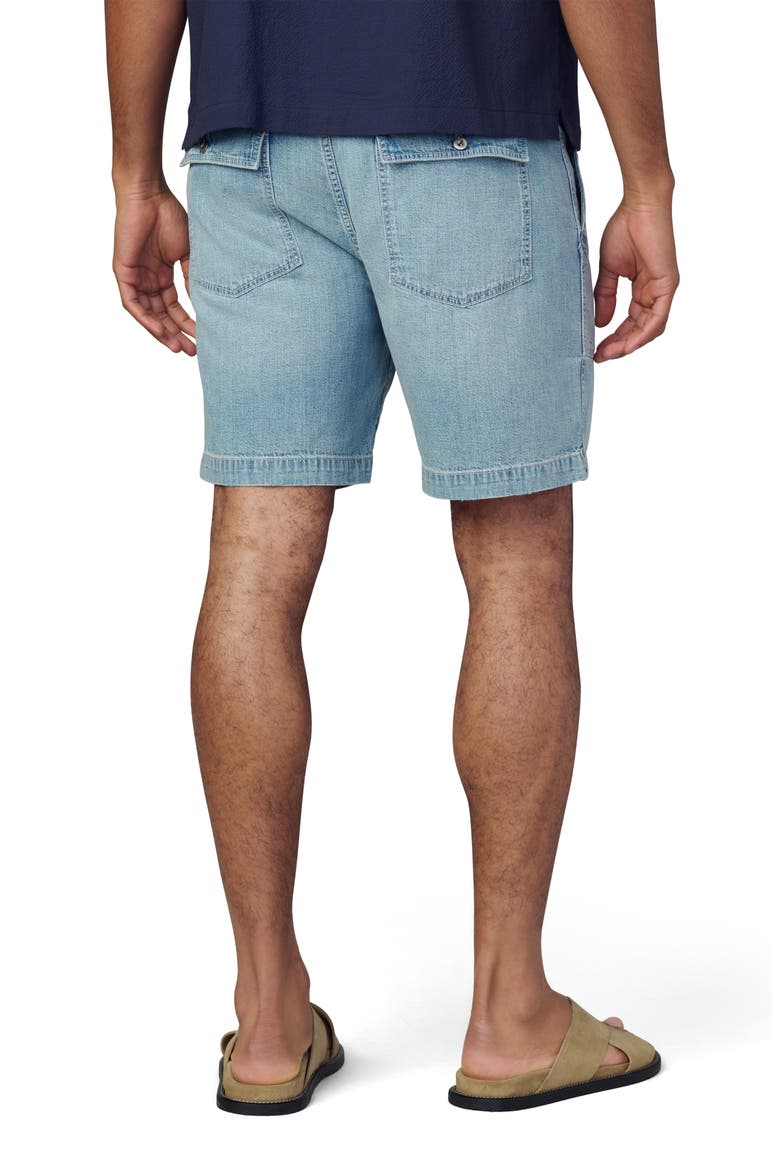 Utility Chambray Shorts, Alternate, color, ARROYO