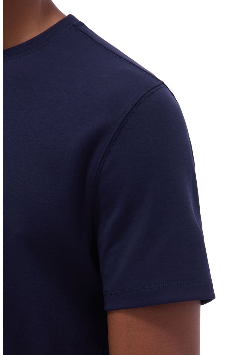 Hank Solid Pima Cotton T-Shirt, Alternate, color, NAVY