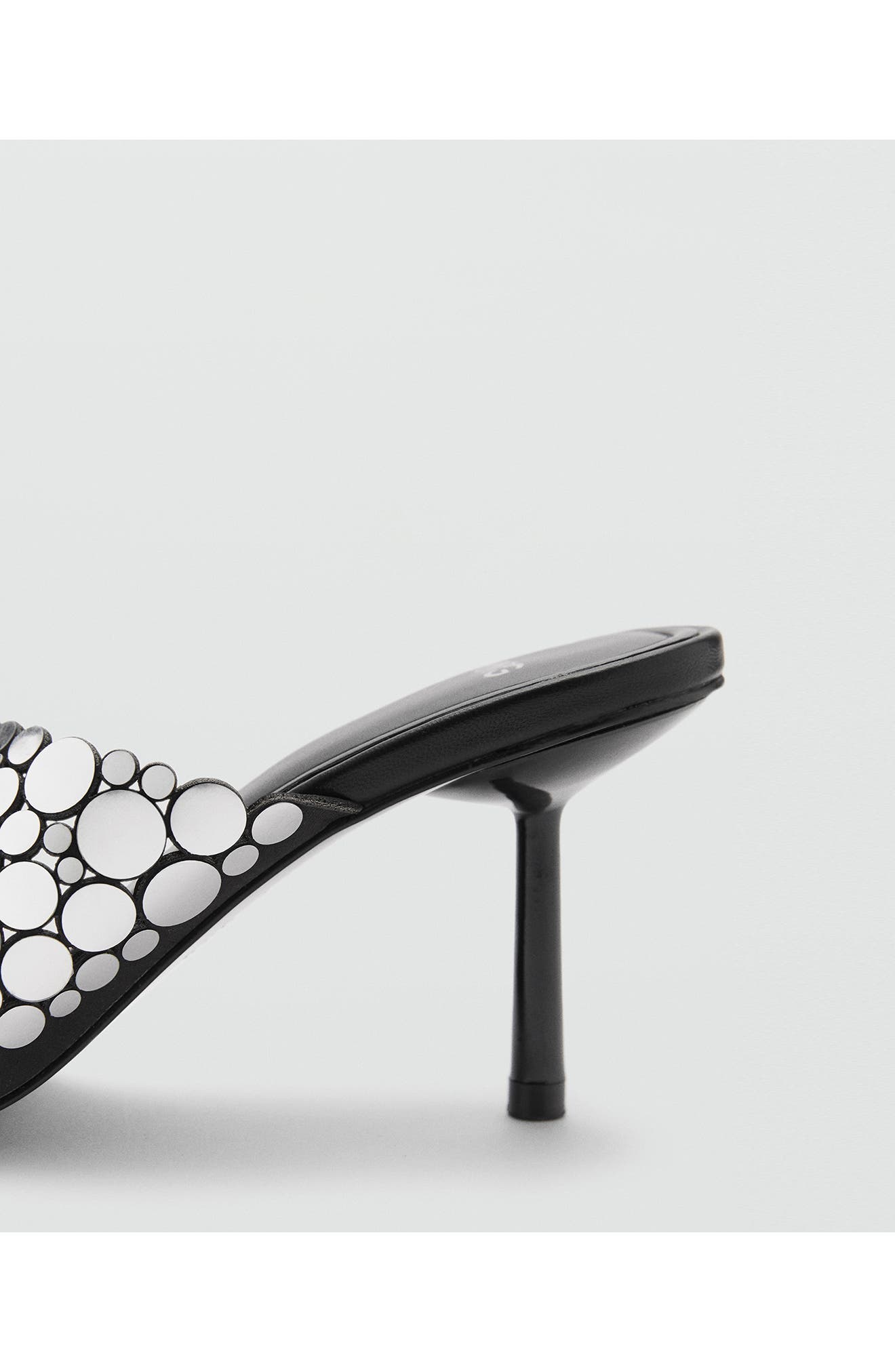 MANGO Metallic Deco Sandal, Alternate, color, 