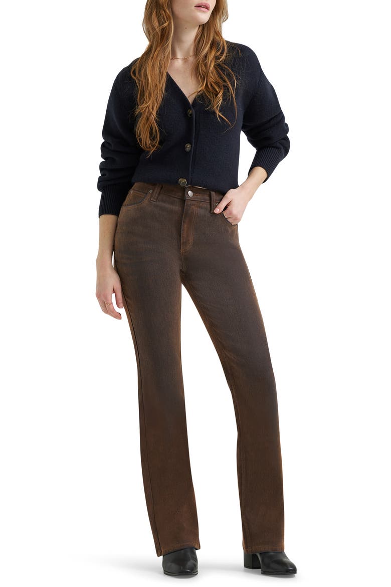 High Waist Bootcut Jeans, Alternate, color, WESTERN REVIVAL