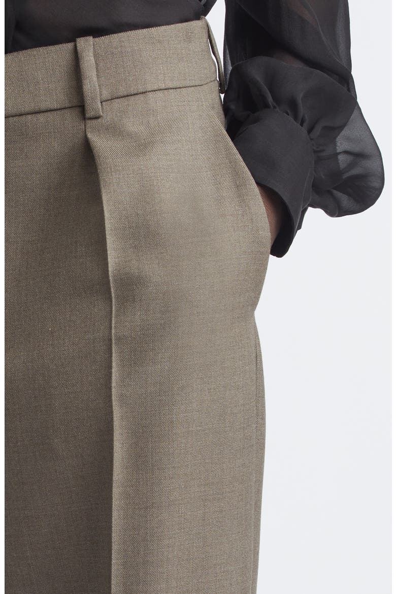 Wool Straight Leg Pants, Alternate, color, TAUPE CHINE