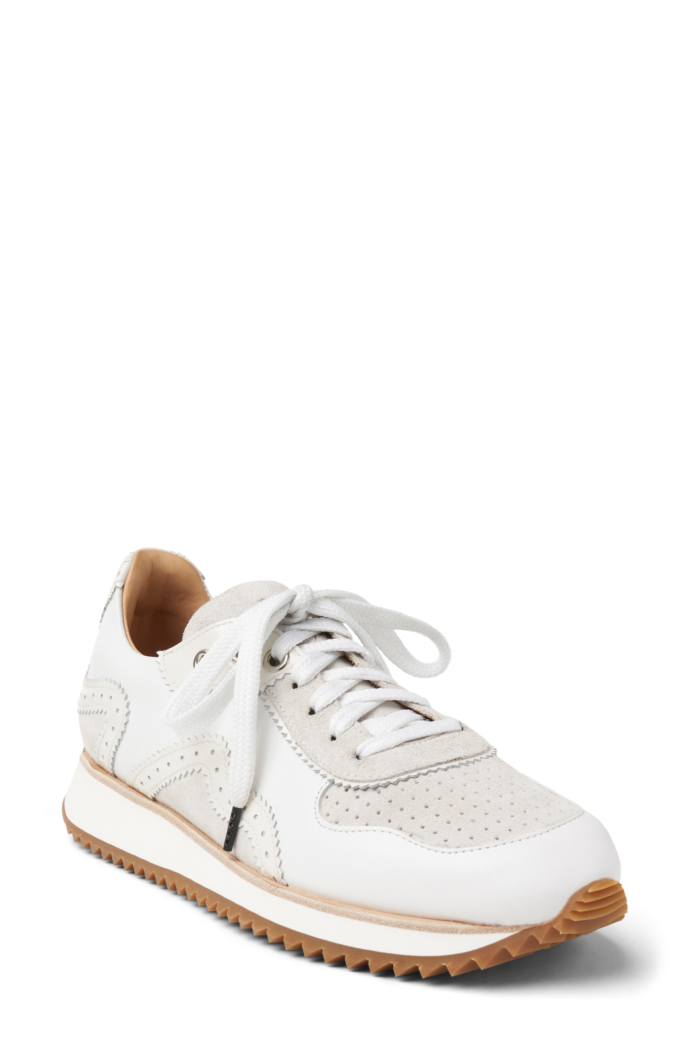 The Office of Angela Scott Remi Sneaker, Main, color, Cream
