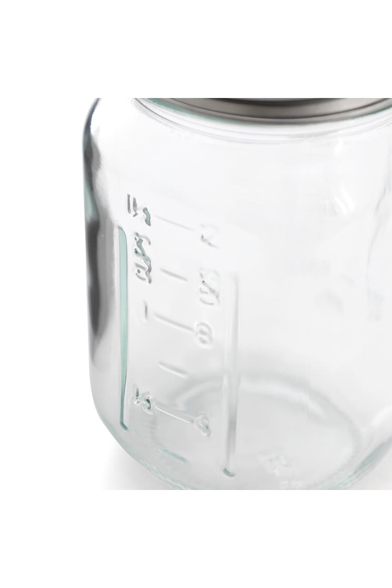 Market Preserves 12 Piece 16 Ounce Glass Canning jars with Lids and Bands, Alternate, color, Clear