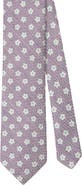 Robert Talbott Robert Flower Jacquard Silk Linen Best of Class Necktie