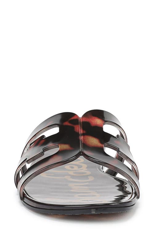 Sam Edelman Bay Jelly Slide Sandal Tortoise Jelly In Tortoise