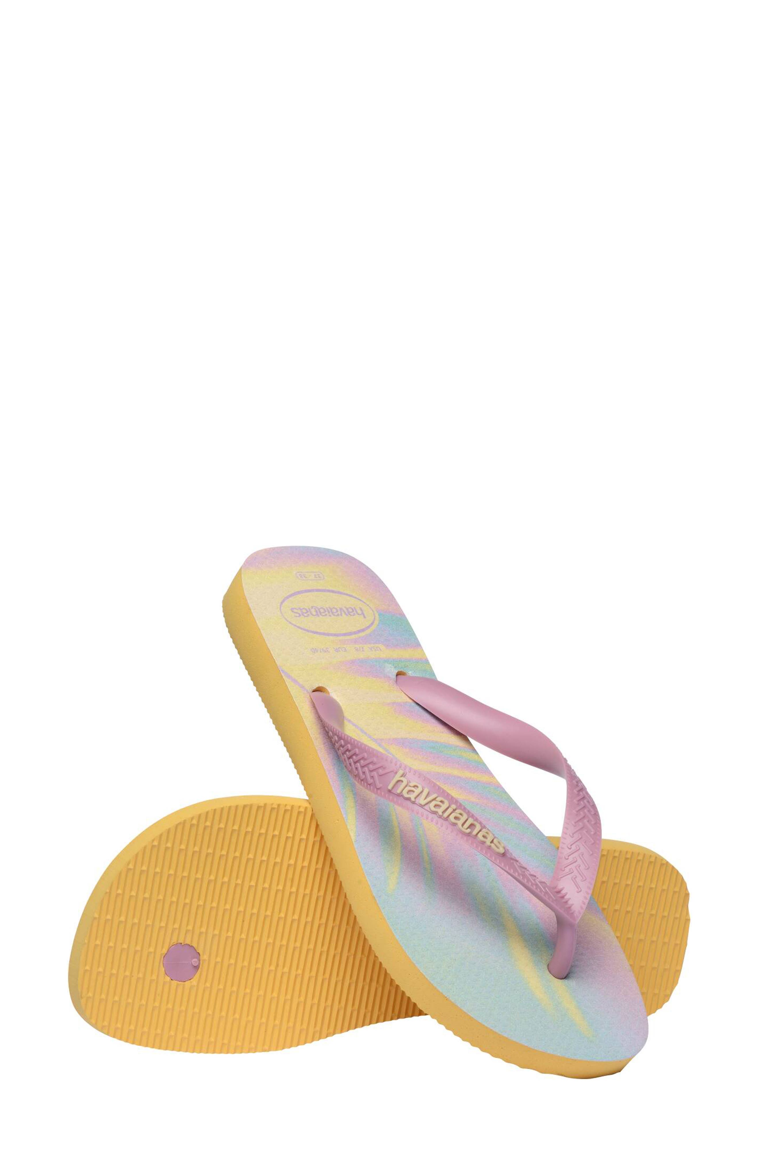 Havaianas Top Fashion Flip Flop, Alternate, color, Peach/Pink