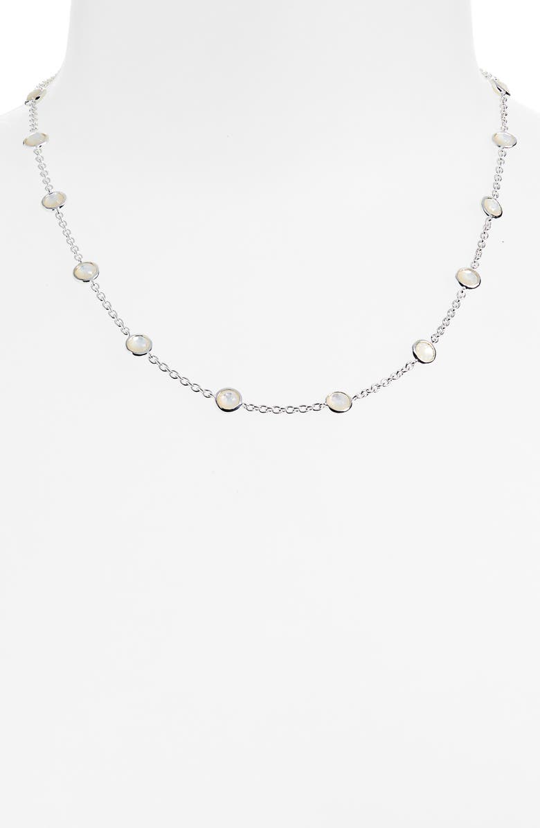 Ippolita Lollipop<sup>®</sup> Stone Station Necklace, Alternate, color, Silver