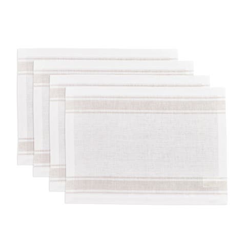 Linen Placemats - Country Stripe