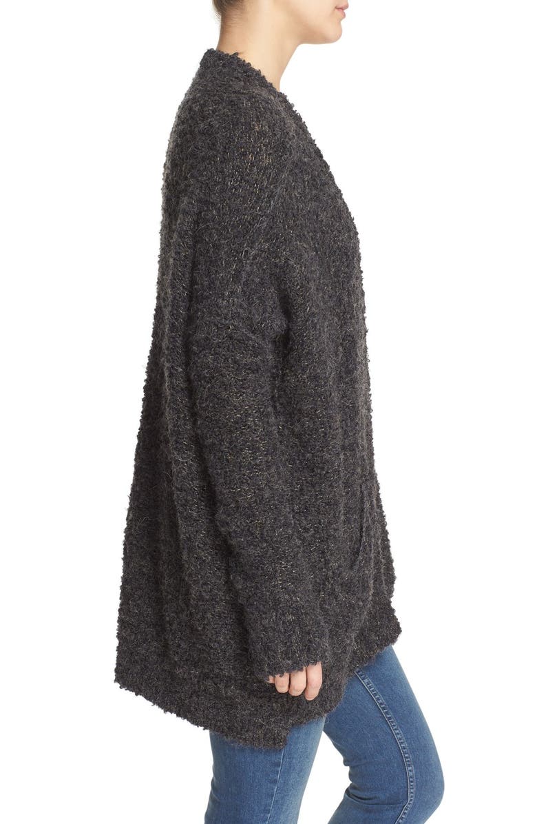 Free People Bouclé V-Neck Cardigan, Alternate, color, 