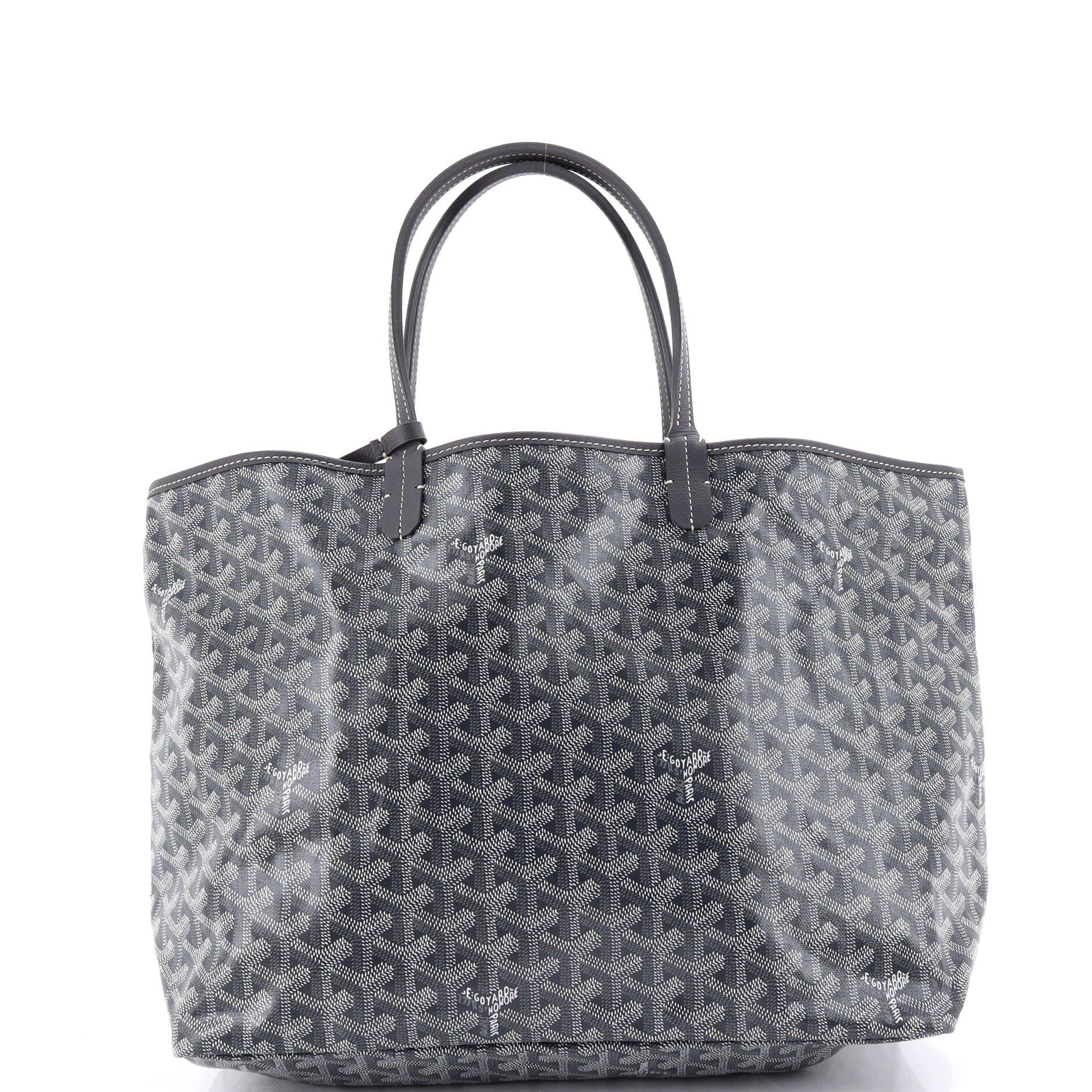 Pre-Owned Goyard Saint Louis Tote Coated Canvas PM, Alternate, color, Gray