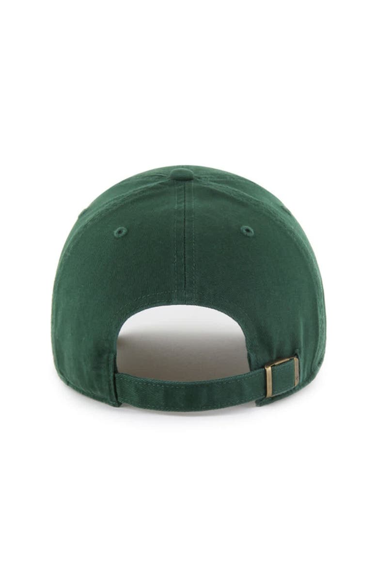 Men's '47 Green Miami Hurricanes Vault Clean Up Adjustable Hat, Alternate, color, Green