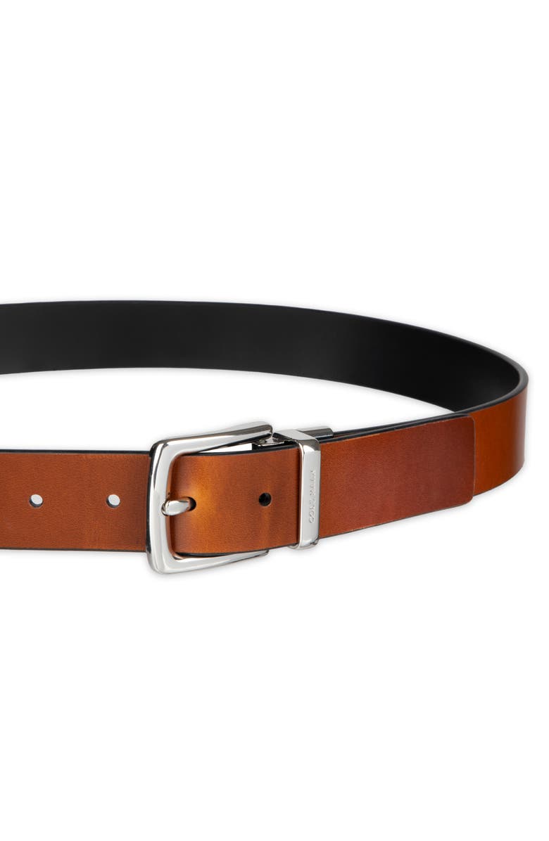 Cole Haan 35mm Reversible Leather Belt, Alternate, color, Tan / Black