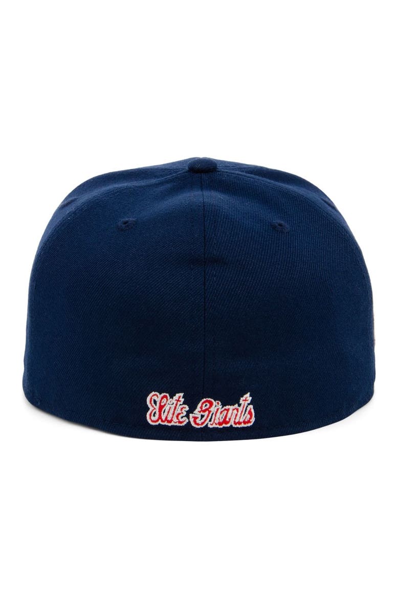 Men's Rings & Crwns Navy Baltimore Elite Giants Team Fitted Hat, Alternate, color, Navy