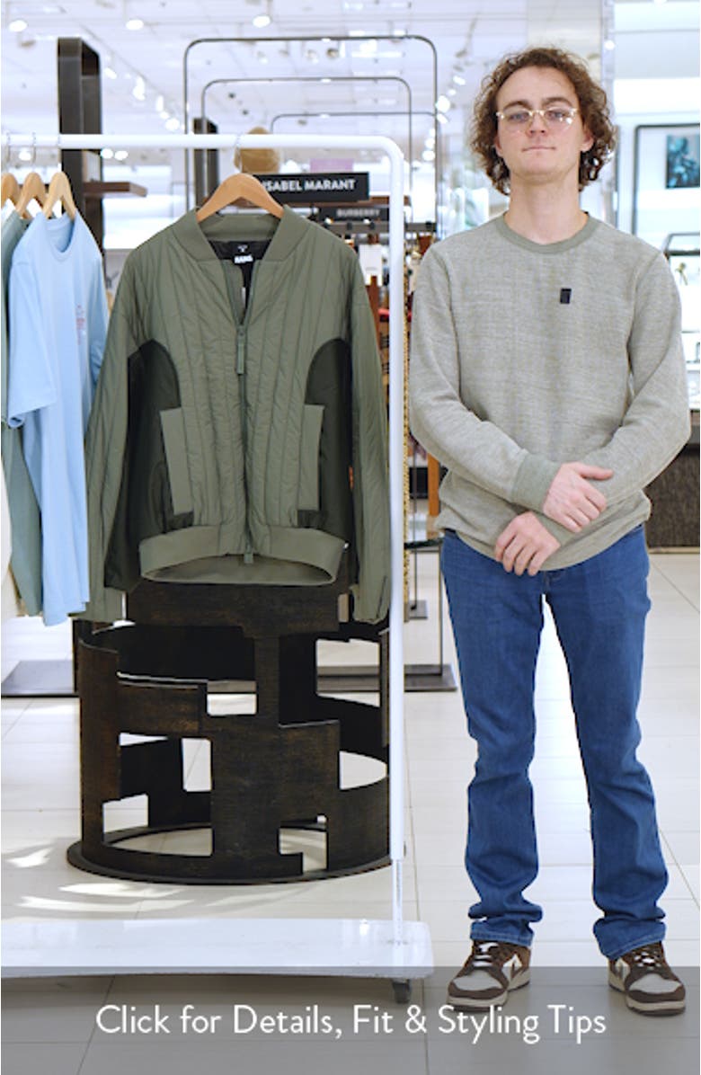 Koya Vision Quilted Bomber Jacket, sales video thumbnail