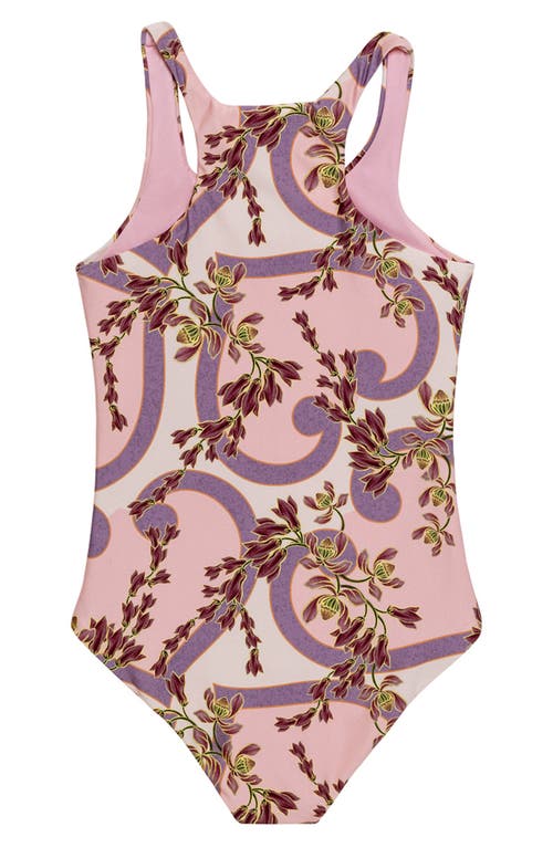 Agua Bendita Kids' Lecci Aura One-piece Swimsuit In Pink