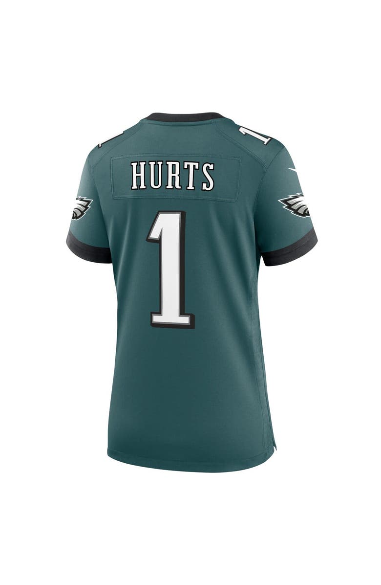 Nike Women's Nike Jalen Hurts Midnight Green Philadelphia Eagles Team Game Jersey, Alternate, color,