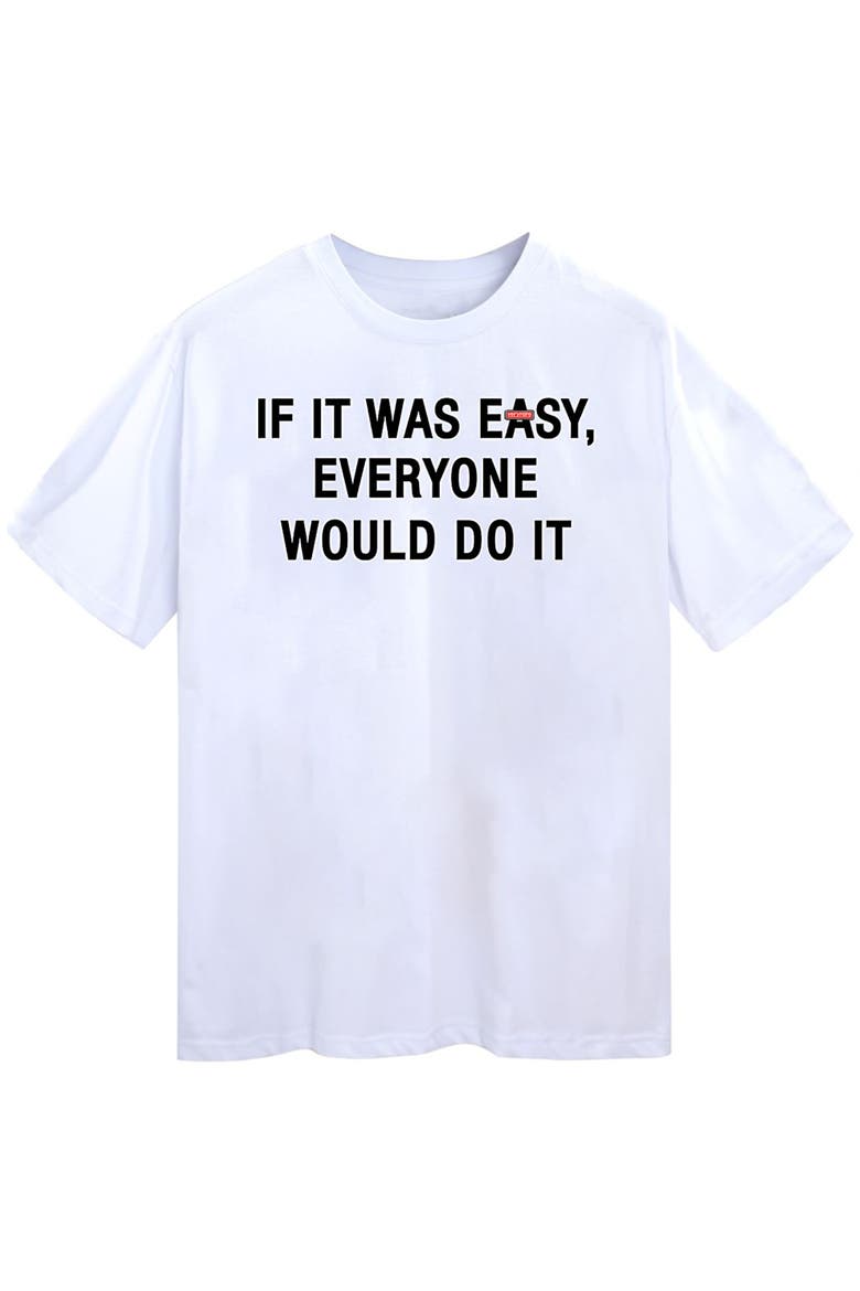 Easy Peasy Tee, Main, color, White