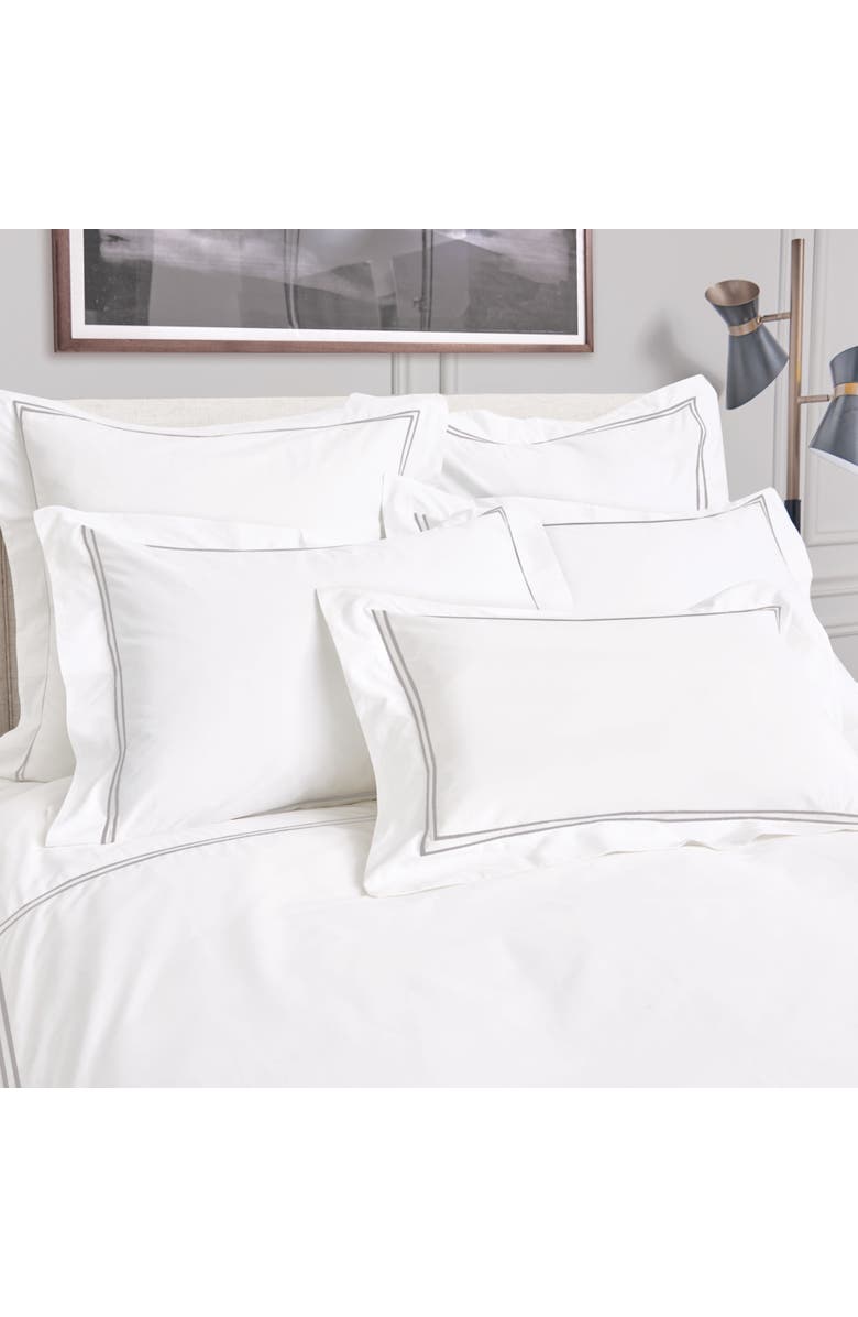 ELISABETH YORK Legacy Pearl Bedding Sheet Collection, Alternate, color, Gray