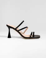 MI/MAI Sorento Square Toe Leather Sandal