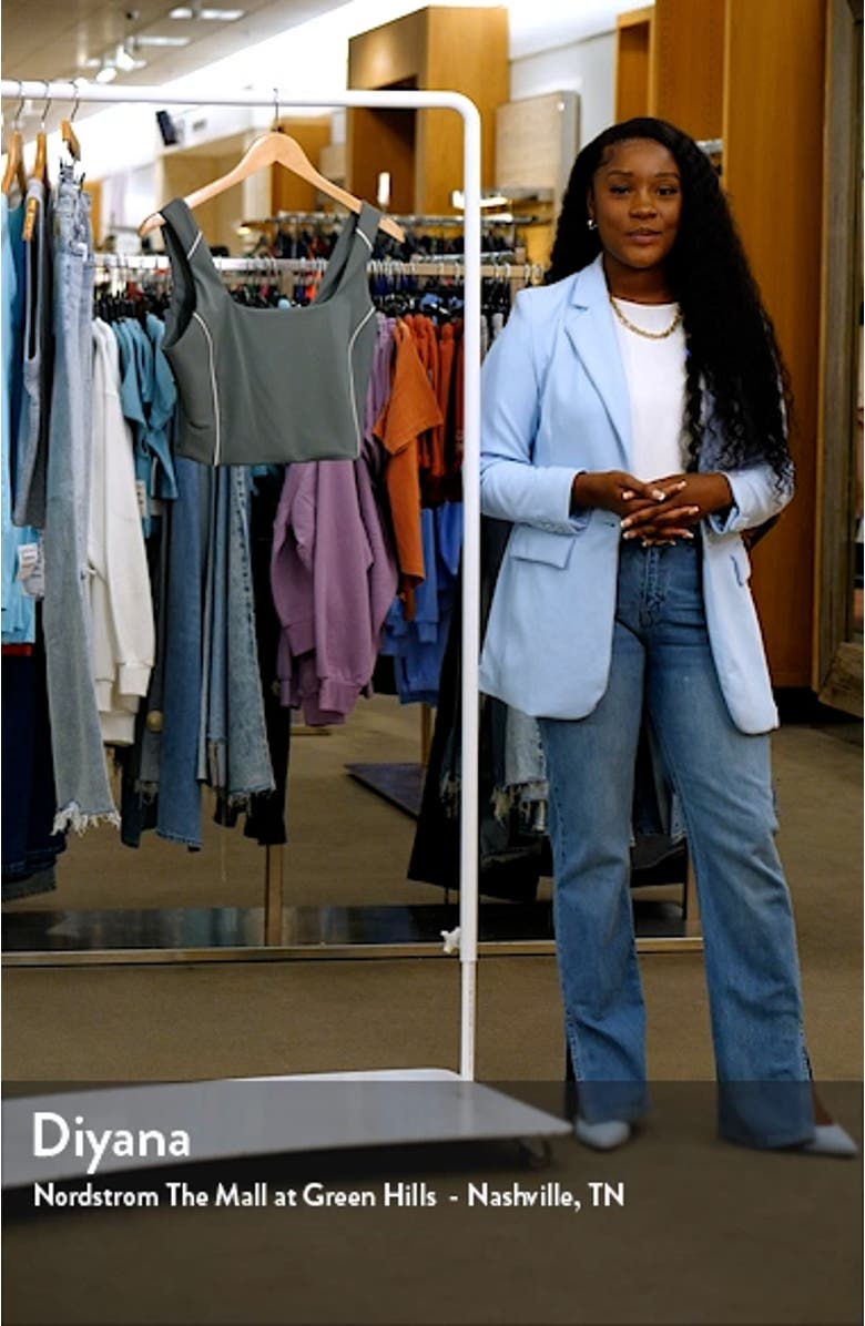 Jetset Mindset Piped Crop Tank, sales video thumbnail