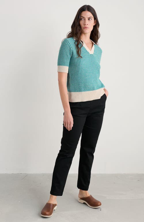 Seasalt Cornwall Waterdance Tapered Leg Pants In Black