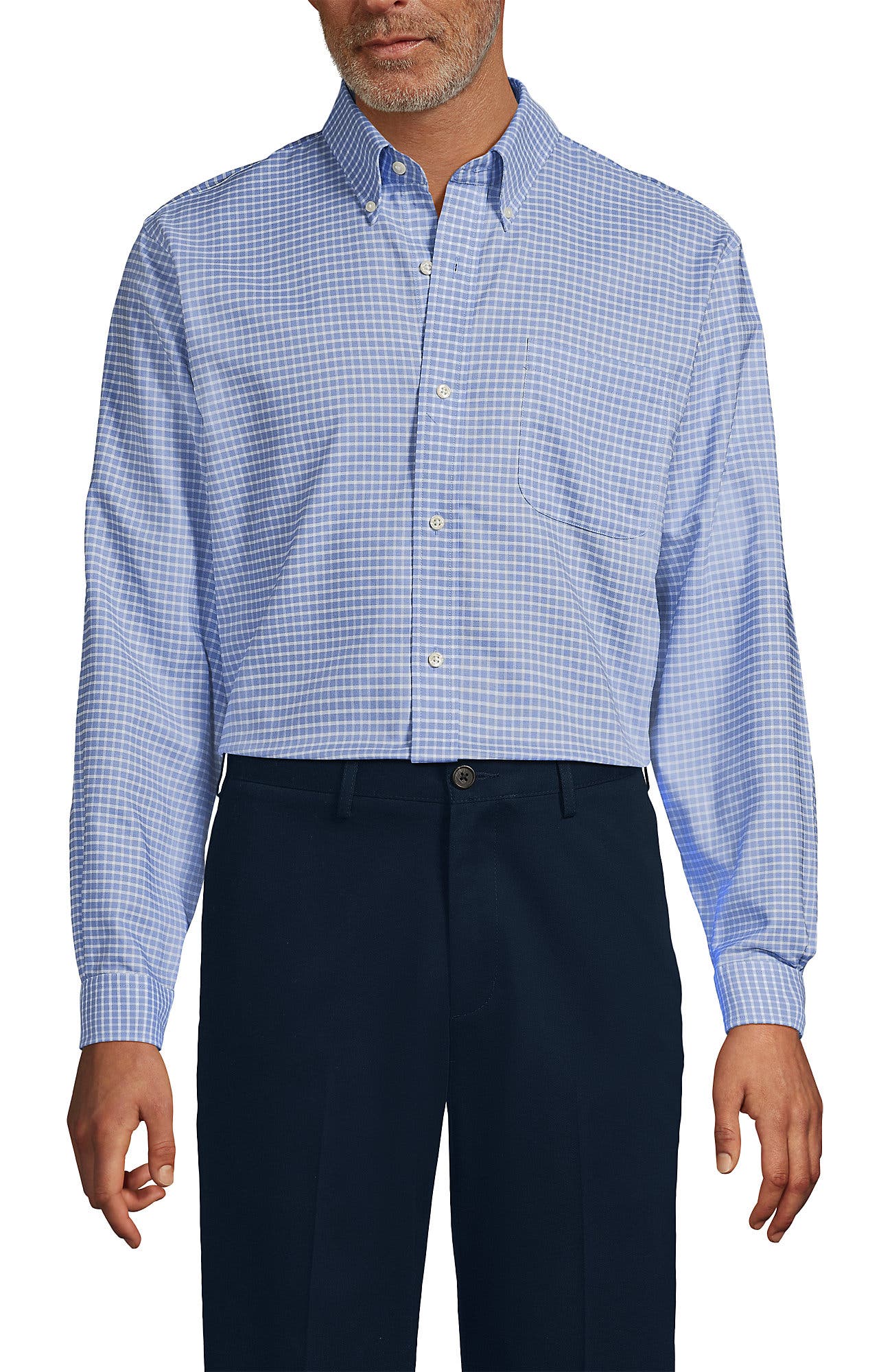 Soft French Blue Plaid