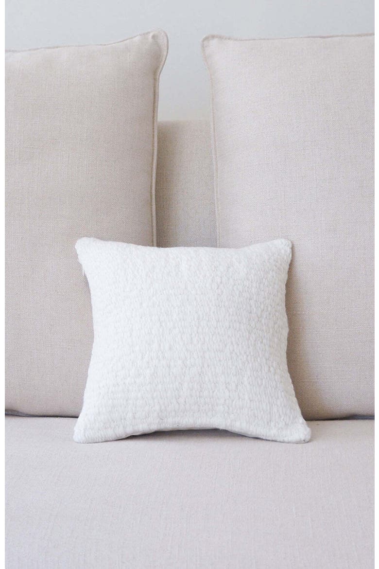 Chunky Flamme Pillow Small, Alternate, color, Ivory