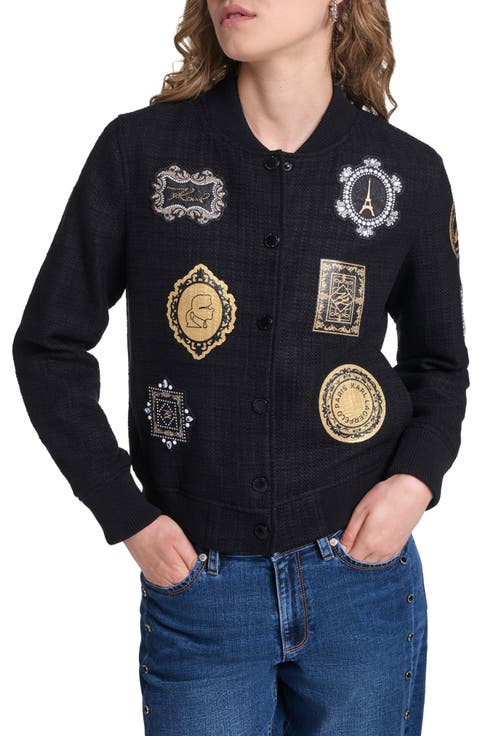 Paris Patch Bomber Jacket