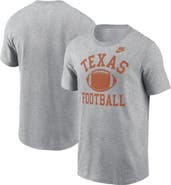 Nike Men's Nike Heather Gray Texas Longhorns Legacy Football Icon T-Shirt