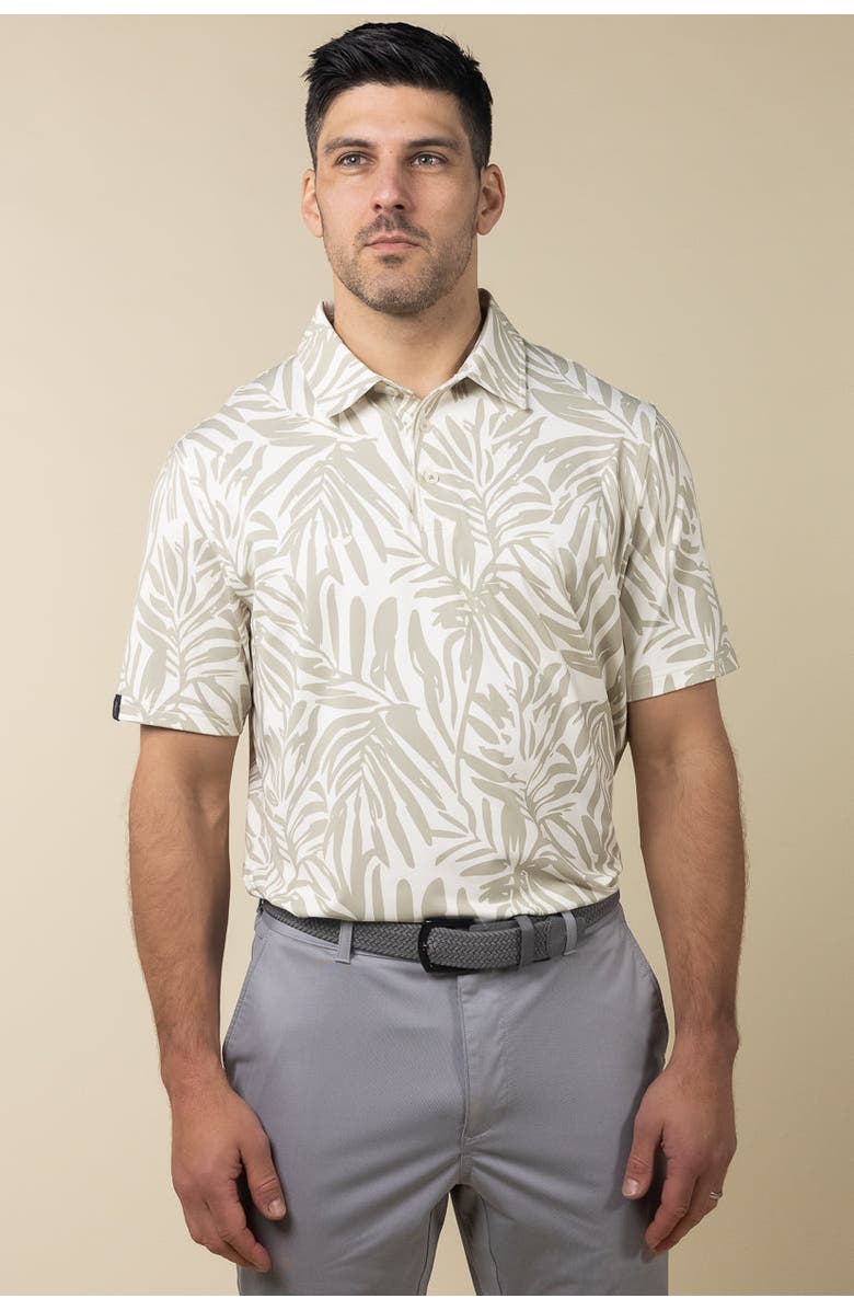 ASHWORTH GOLF Fronds Polo, Alternate, color, Moss