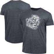 Champion Men's Champion  Navy Michigan Wolverines Vintage Triumph Tri-Blend T-Shirt