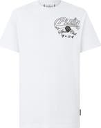 PHILIPP PLEIN Round Neck T-Shirt Space Club Logo Men